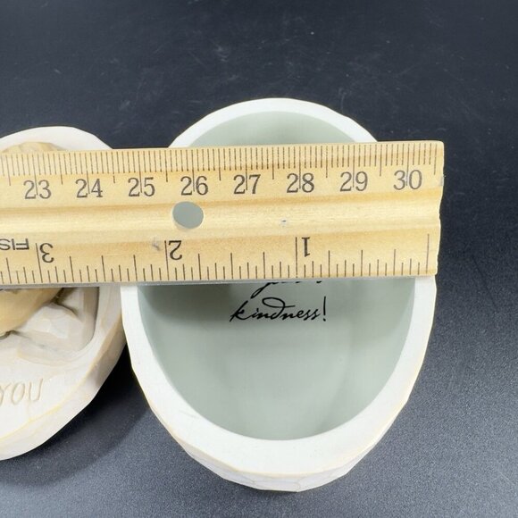 Vintage 2005 Willow Tree Trinket Box Jewelry Holder Demdaco Susan Lordi Resin - Picture 4 of 11